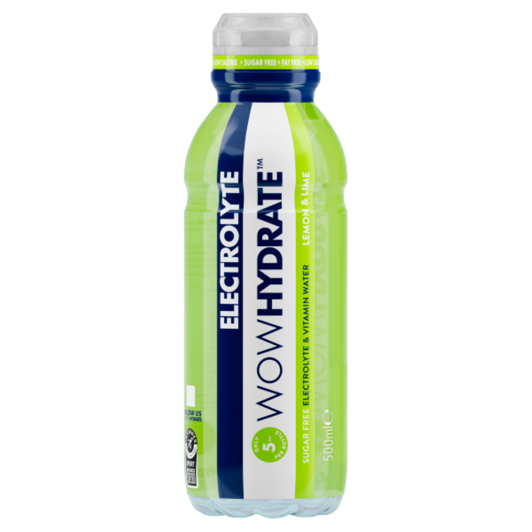 WOWHYDRATE ELECTROLYTE WATER LEMON N LIME 500ML